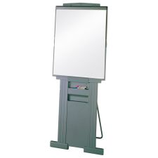 Quartet DuraMax Presentation Easel With Whiteboard/Flipchart Holder, 72"H, Gray