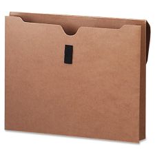 Smead Expanding VELCRO-Closure Wallet, Letter Size, 2" Expansion, 30% Recycled, Redrope