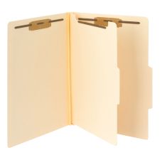 Smead Manila Classification Folders, 1 Divider, Legal Size, Box Of 10