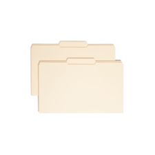 Smead Selected Tab Position Manila File Folders, Legal Size, 1/3 Cut, Position 1, Pack Of 100