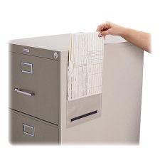 Tatco Magnetic Pockets, 9" x 12", Clear, Box Of 25
