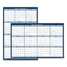 House of Doolittle Academic Year Recycled Poster Style Reversible/Erasable Yearly Wall Calendar, 24 x 37, 12-Month (July to June): 2025 to 2026