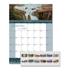 House of Doolittle Earthscapes Recycled Monthly Wall Calendar, Color Landscape Photography, 12 x 16.5, White Sheets, 12-Month (Jan-Dec): 2026