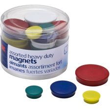Officemate Heavy-Duty Assorted Magnets