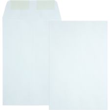 Quality Park Catalog Envelopes, Gummed Closure, 6" x 9", White, Box Of 500