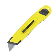 Stanley Bostich Plastic Retractable Utility Knife, 6" Blade , Yellow