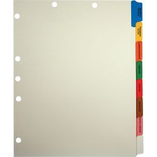 Tabbies 8 Side-Tab Medical Chart Index Set, 9" x 11", Box Of 40