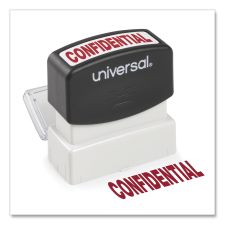 Universal Message Stamp, CONFIDENTIAL, Pre-Inked One-Color, Red