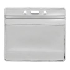 Advantus Re-sealable Badge Holder, Horizontal, 3-3/4" x 4-2/16", 50/PK
