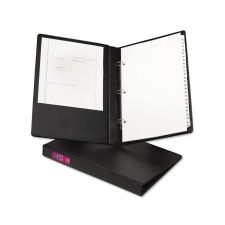 Avery Durable 3-Ring Binder, 1" Round Rings, 45% Recycled, Black