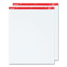 Easel Pads/Flip Charts, Unruled, 27 x 34, White, 50 Sheets, 2/Carton