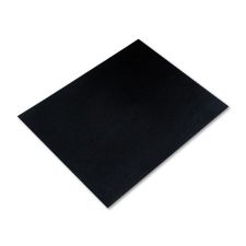 Pacon Peacock 100% Recycled Railroad Board, 22" x 28", 4-Ply, Black, Carton Of 25 Sheets