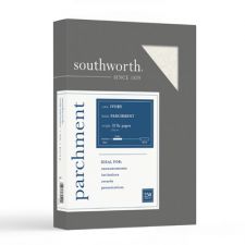 Southworth Parchment Specialty Paper, 8 1/2" x 11", 32 Lb, Ivory, Pack Of 250