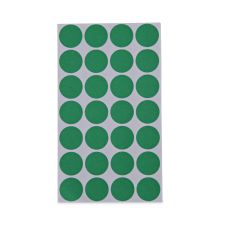 Universal Self-Adhesive Removable Color-Coding Labels, 0.75" dia, Green, 28/Sheet, 36 Sheets/Pack