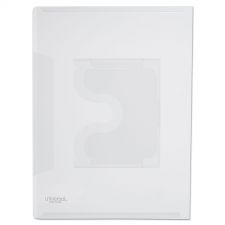 Universal Transparent Deluxe Locking Project Files with CD-ROM Holder, Letter Size, Clear, 25/Pack
