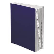 Pendaflex Expanding Desk File, 42 Dividers, Month/Date Index, Letter Size, Dark Blue Cover