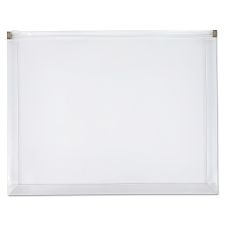 Pendaflex Poly Zip Envelope, Zipper Closure, 10 x 13, Clear, 5/Pack