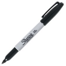 Sharpie Permanent Fine-Point Marker, Black, 30051