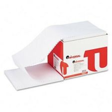 Universal Dot Matrix Continuous Paper - White - 92 Brightness - 9 1/2" x 11" - 20 lb Basis Weight - 2300 Sheet