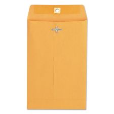 Universal Kraft Clasp Envelope, #55, Square Flap, Clasp/Gummed Closure, 6 x 9, Brown Kraft, 100/Box