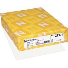Wausau Astrobrights Inkjet/Laser Print Color Paper, Letter Size (8 1/2" x 11"), 24 Lb, Stardust White, Ream Of 500 Sheets