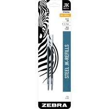 Zebra Pen G-301 JK Gel Pen Refills, Pack Of 2, 0.7 mm, Blue Ink