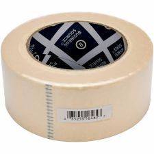 Business Source Utility-purpose Masking Tape - 60 yd x 2"- 3" Core - Tan - Crepe Paper Backing - - 16462