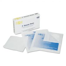 First Aid Only Gauze Pads, Sterile, 3 x 3, 4/Box