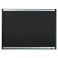 Lorell Mesh Fabric Bulletin Board, 36" x 48", Aluminum Frame With Silver Finish