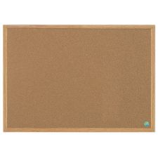 MasterVision Earth Cork Board, 24" x 36", 60% Recycled, Wood Frame