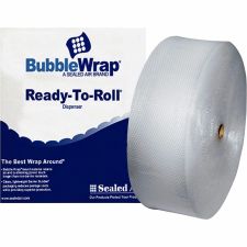Sealed Air Bubble Wrap Multi-purpose Material - 12" Width x 250 ft Length - 0.2" Bubble Size - 1 Wrap(s) - Lightweight, Perforated - Clear - 1Roll