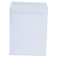 Universal Self-Stick Open End Catalog Envelope, #10 1/2, Square Flap, Self-Adhesive Closure, 9 x 12, White, 100/Box