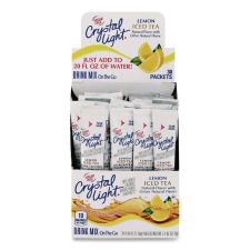 Crystal Light On the Go, Iced Tea, 0.16 oz Packets, 30/Box