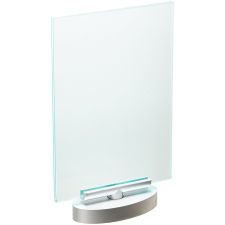 Deflecto Superior Image Swivel Sign Holder, 8"H x 5"W x 1 4/5"D, Clear