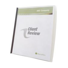 GBC Slide 'n Bind Report Covers, 8 1/2" x 11", Clear, Pack Of 10