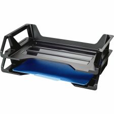 Officemate Achieva Recycled Side Load Letter Tray, 2/Pack