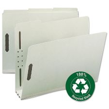Smead 1/3 Tab Cut Letter Recycled Fastener Folder