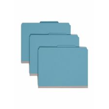 Smead SafeSHIELD 2/5 Tab Cut Letter Recycled Classification Folder