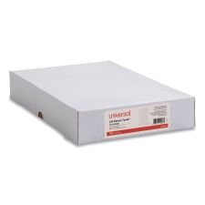 Universal Deluxe Tyvek Envelopes, #15, Square Flap, Self-Adhesive Closure, 10 x 15, White, 100/Box