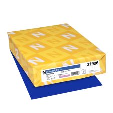 Astrobrights Color Multi-Use Printer & Copy Paper, 1 Ream, Blast-Off Blue, Letter (8.5" x 11"), 500 Sheets Per Ream, 24 Lb, 94 Brightness