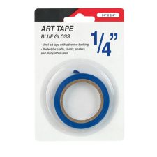 Cosco Art Tape, 1/4" x 324", Gloss Blue