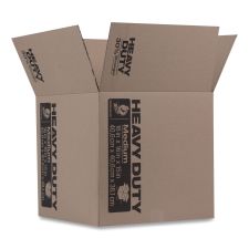 Duck Heavy-Duty Boxes, Regular Slotted Container (RSC), 16" x 16" x 15", Brown