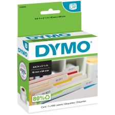 DYMO LabelWriter Bar Code Labels, 0.75" x 2.5", White, 450 Labels/Roll