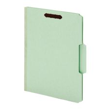 Pendaflex End-Tab Classification Folders, Letter Size, Light Green, Box Of 25 Folders