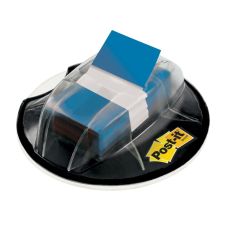 Post it Flags in Desk Grip Dispenser, 1" x 1 7/10", Blue, 200 Flags