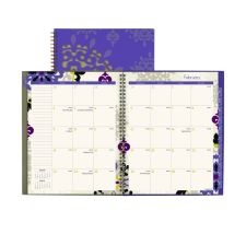 Cambridge Vienna Weekly/Monthly Appointment Book, Geometric Artwork, 11 x 8.5, Purple/Tan Cover, 12-Month (Jan to Dec): 2026