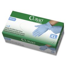 Curad Powder-free Nitrile Disposable Exam Gloves