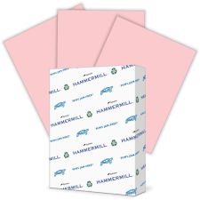 Hammermill Colors Color Multi-Use Printer & Copy Paper, 1 Ream, Pink, Letter (8.5" x 11"), 500 Sheets Per Ream, 24 Lb, 100 Brightness, 30% Recycled