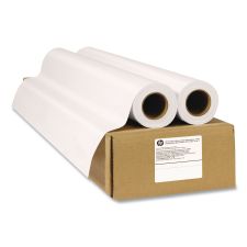 HP Everyday Adhesive Matte Polypropylene, 2" Core, 36" x 75 ft, Matte White, 2/Pack