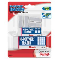Pentel Hi-Polymer Non-Abrasive Latex-Free Eraser